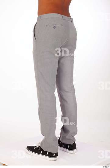 Leg Man Black Casual Trousers Athletic Studio photo references