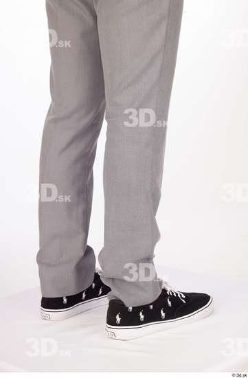 Leg Man Black Casual Trousers Athletic Studio photo references