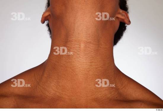 Neck Man Black Athletic Studio photo references