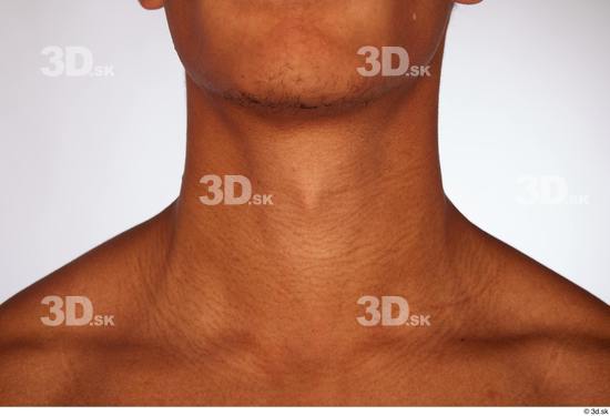 Neck Man Black Athletic Studio photo references