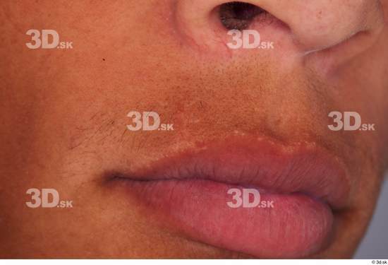 Mouth Man Black Scar Athletic Studio photo references