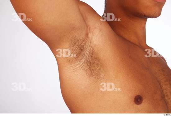 Underarm Man Black Athletic Studio photo references