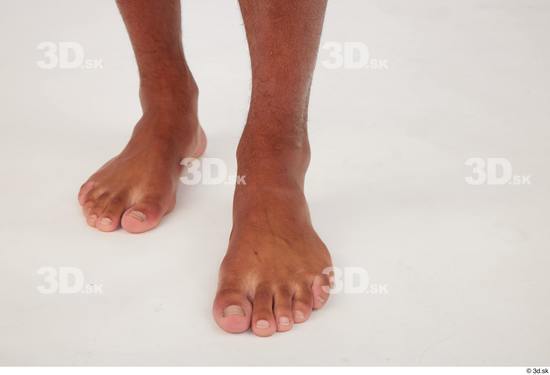 Foot Man Black Athletic Studio photo references