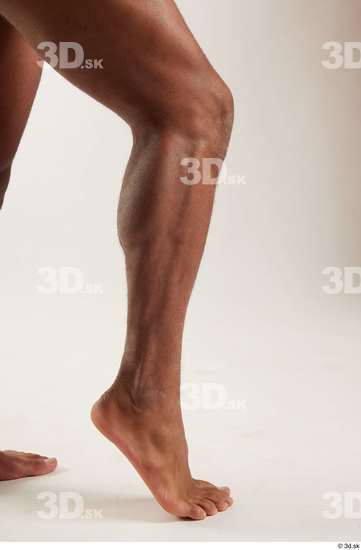 Calf Man Black Athletic Studio photo references