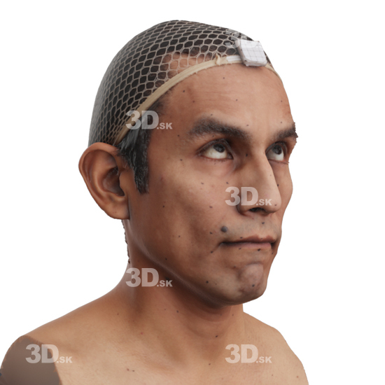 Head Man 3D Phonemes And Emotions Hispanic