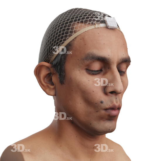 Head Man 3D Phonemes And Emotions Hispanic