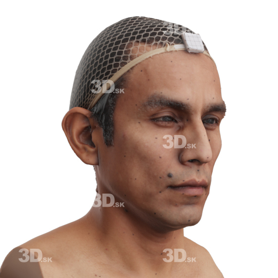 Head Man 3D Phonemes And Emotions Hispanic