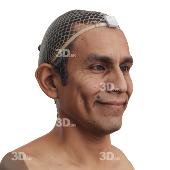 Head Man 3D Phonemes And Emotions Hispanic