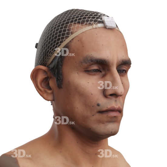 Head Man 3D Phonemes And Emotions Hispanic