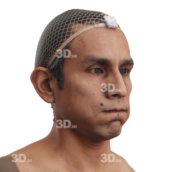 Head Man 3D Phonemes And Emotions Hispanic