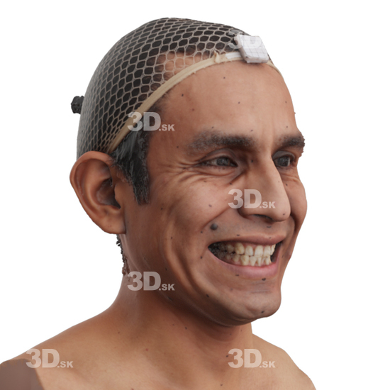 Head Man 3D Phonemes And Emotions Hispanic