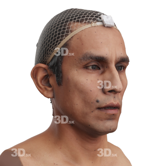 Head Man 3D Phonemes And Emotions Hispanic