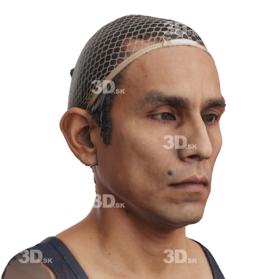 Head Man 3D Phonemes And Emotions Hispanic