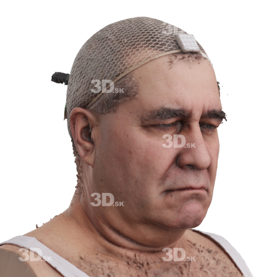 Head Man 3D Phonemes And Emotions Hispanic