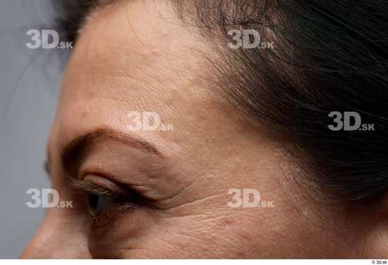 Face Woman White Slim Face Skin Textures