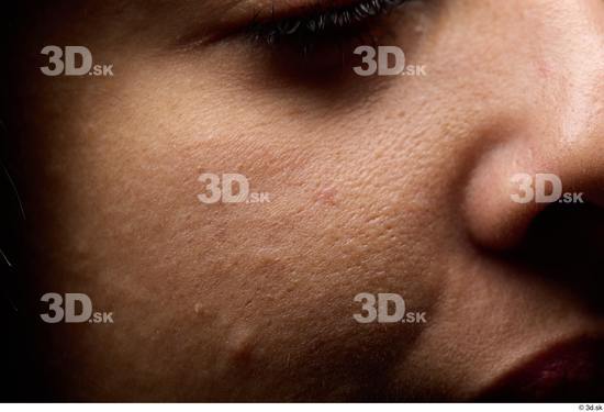 Face Woman Slim Face Skin Textures Hispanic