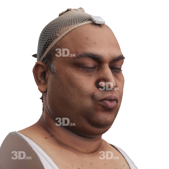 Head Man Chubby 3D Phonemes And Emotions Indian