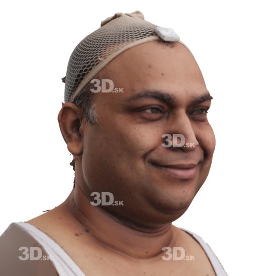 Head Man Chubby 3D Phonemes And Emotions Indian