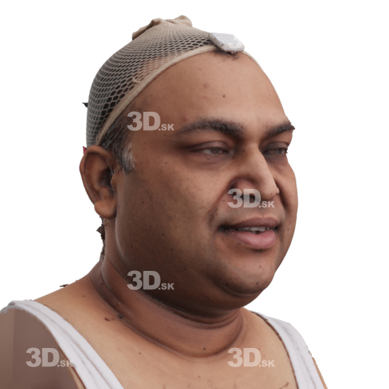 Head Man Chubby 3D Phonemes And Emotions Indian