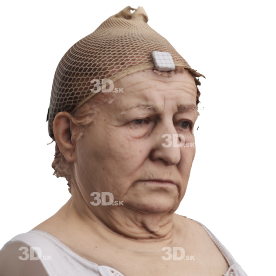 and more Head Woman 3D Phonemes And Emotions Arab