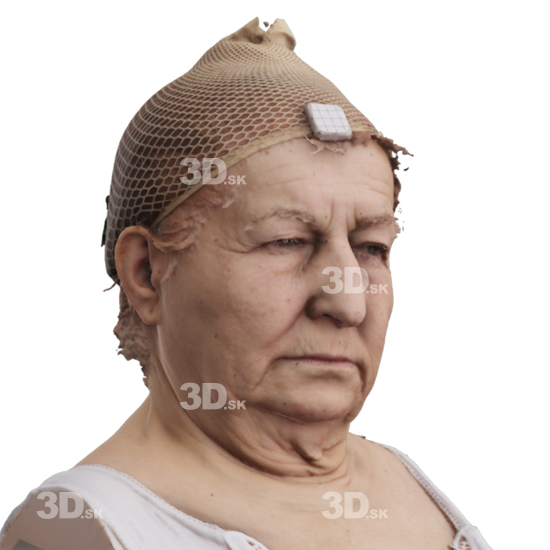 and more Head Woman 3D Phonemes And Emotions Arab