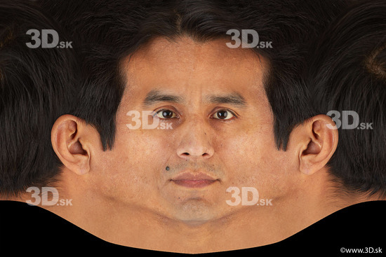 Moises Molina head premade texture