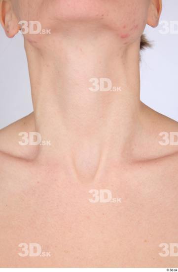 Neck Woman Slim Studio photo references