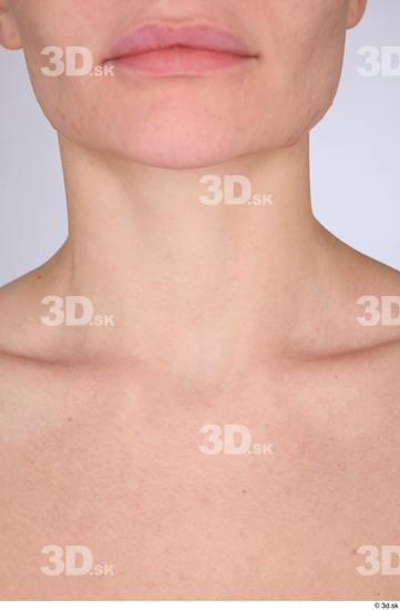 Neck Woman Slim Studio photo references