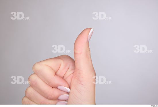 Fingers Woman Slim Studio photo references