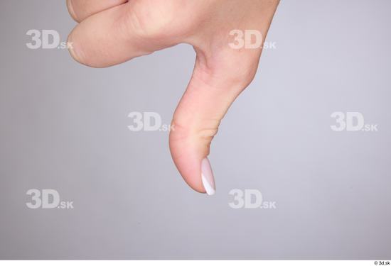 Fingers Woman Slim Studio photo references