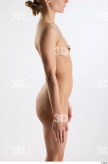 Arm Woman White Nude Slim Studio photo references