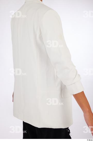 Upper Body Woman White Casual Slim Studio photo references