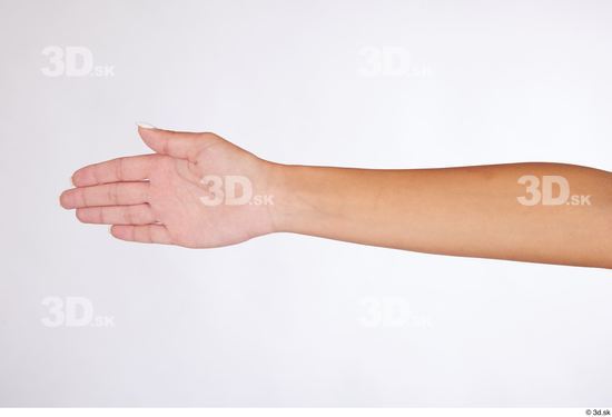 Hand Woman White Slim Studio photo references