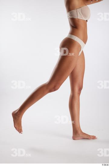 Leg Woman White Underwear Slim Studio photo references