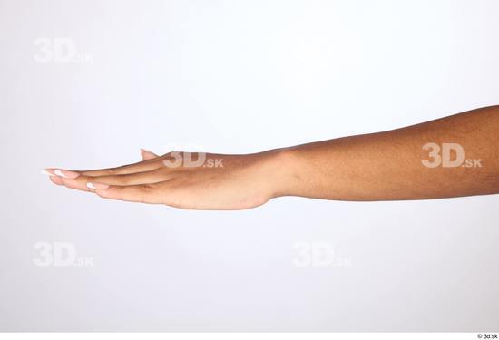 Hand Woman White Black Slim Studio photo references