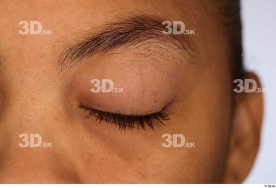 Eye Woman White Black Slim Studio photo references