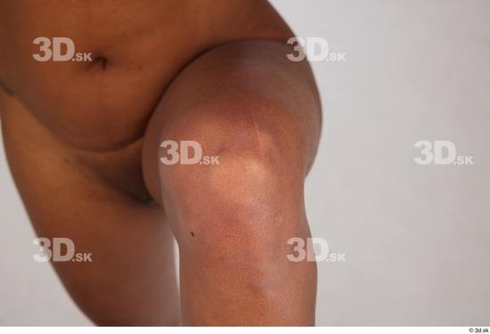 Knee Woman White Black Nude Slim Studio photo references