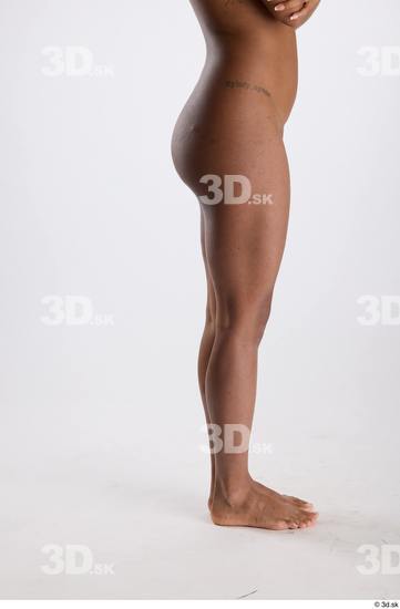 Leg Woman Black Nude Slim Studio photo references