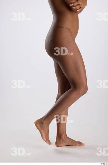 Leg Woman Black Nude Slim Studio photo references