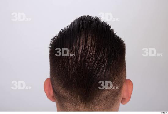 Hair Man White Slim Studio photo references