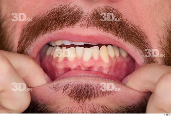 Teeth Man White Slim Studio photo references