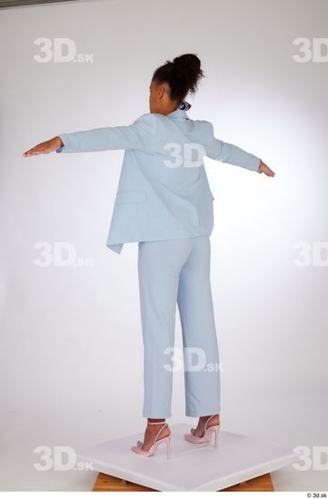 Whole Body Woman Black Formal Average Standing Studio photo references