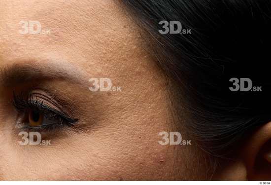 Face Woman White Slim Face Skin Textures