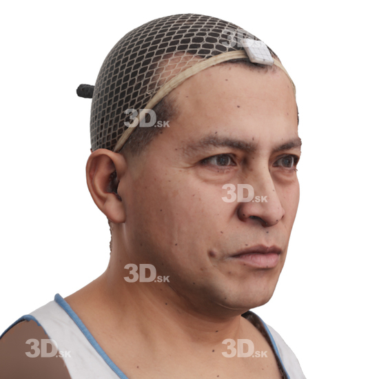 Head Man 3D Phonemes And Emotions Hispanic