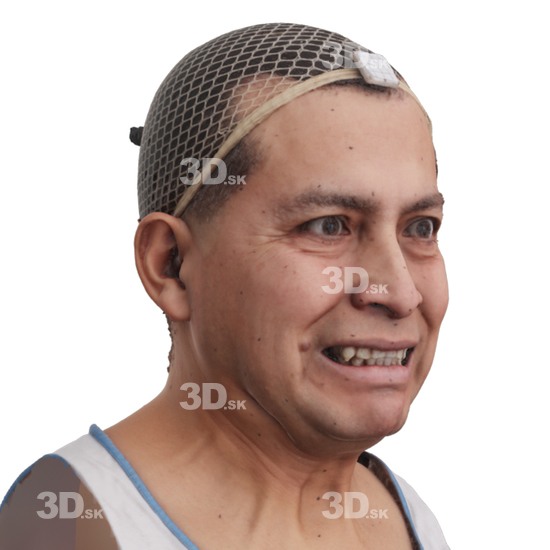 Head Man 3D Phonemes And Emotions Hispanic