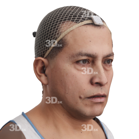 Head Man 3D Phonemes And Emotions Hispanic