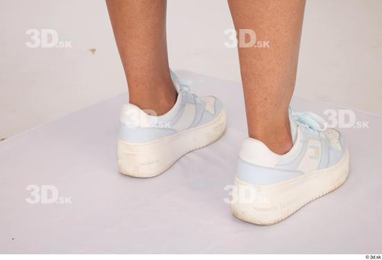 Foot Woman Casual Shoes Slim Studio photo references