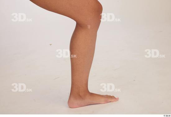 Calf Woman Nude Slim Studio photo references