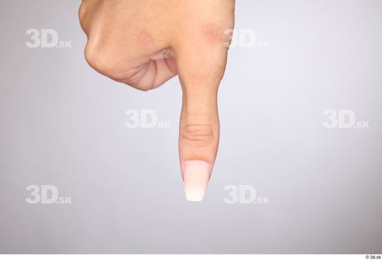 Fingers Woman Slim Studio photo references