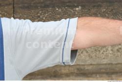 Arm Man White Casual Average